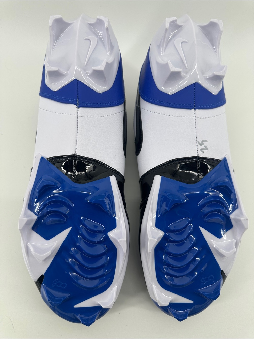 Air Jordan 1 Low TD Cleat Game Royal White Men’s sz 12 Brand New - Picture 10 of 10